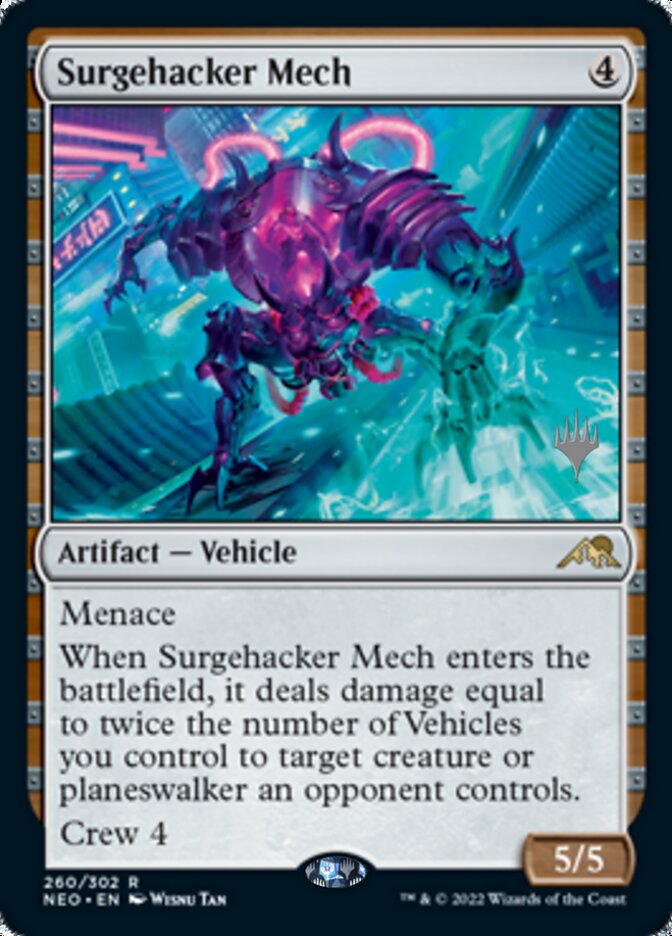 Surgehacker Mech (Promo Pack) [Kamigawa: Neon Dynasty Promos] | Eastridge Sports Cards & Games