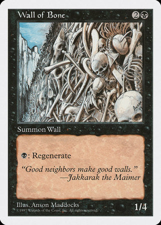 Wall of Bone [Fifth Edition] | Eastridge Sports Cards & Games