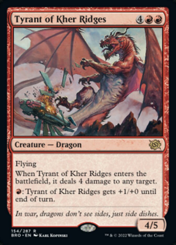 Tyrant of Kher Ridges [The Brothers' War] | Eastridge Sports Cards & Games