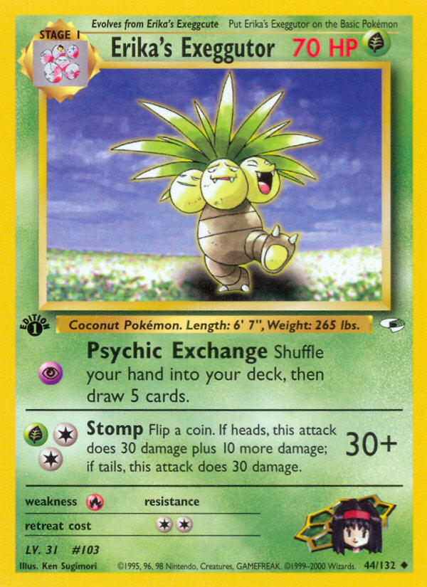 Erika's Exeggutor (44/132) [Gym Heroes 1st Edition] | Eastridge Sports Cards & Games