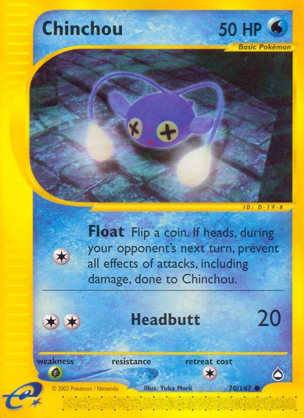 Chinchou (70/147) [Aquapolis] | Eastridge Sports Cards & Games