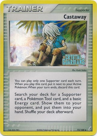 Castaway (72/100) (Stamped) [EX: Crystal Guardians] | Eastridge Sports Cards & Games