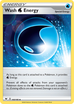 Wash Water Energy (165/185) [Sword & Shield: Vivid Voltage] | Eastridge Sports Cards & Games