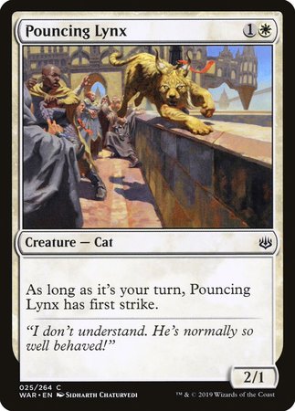 Pouncing Lynx [War of the Spark] | Eastridge Sports Cards & Games