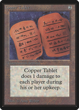 Copper Tablet [Limited Edition Beta] | Eastridge Sports Cards & Games