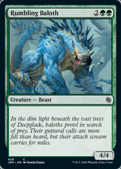 Rumbling Baloth [Jumpstart] | Eastridge Sports Cards & Games