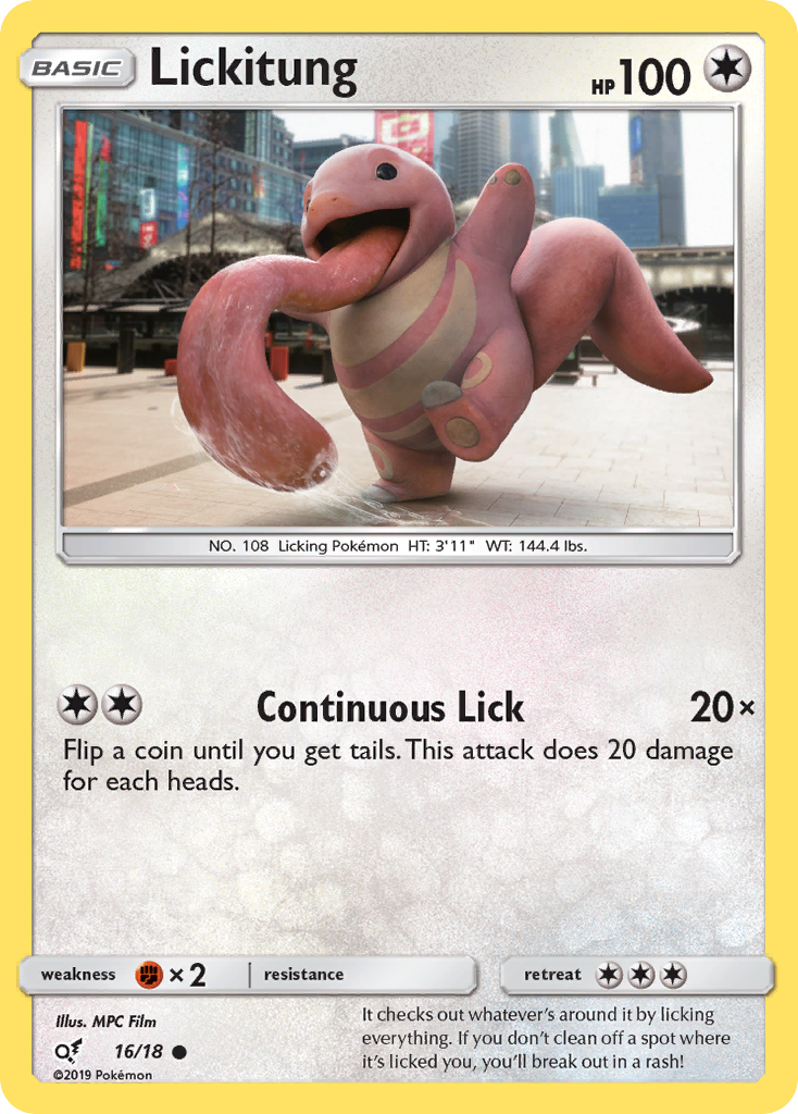 Lickitung (16/18) [Sun & Moon: Detective Pikachu] | Eastridge Sports Cards & Games