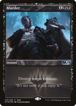 Murder [Core Set 2019 Promos] | Eastridge Sports Cards & Games