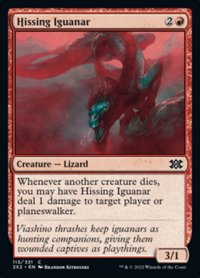 Hissing Iguanar [Double Masters 2022] | Eastridge Sports Cards & Games