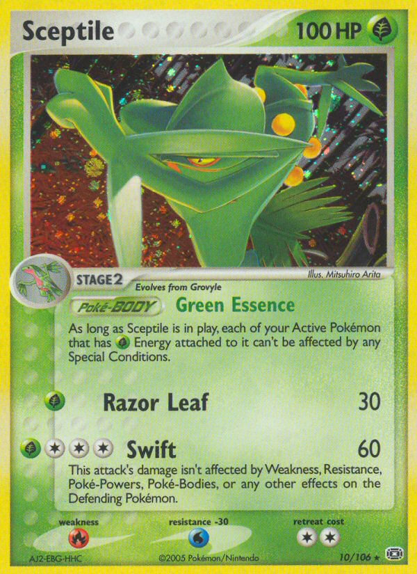 Sceptile (10/106) [EX: Emerald] | Eastridge Sports Cards & Games