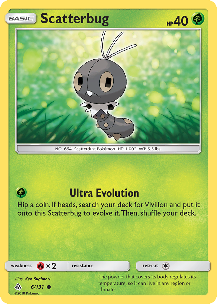 Scatterbug (6/131) [Sun & Moon: Forbidden Light] | Eastridge Sports Cards & Games