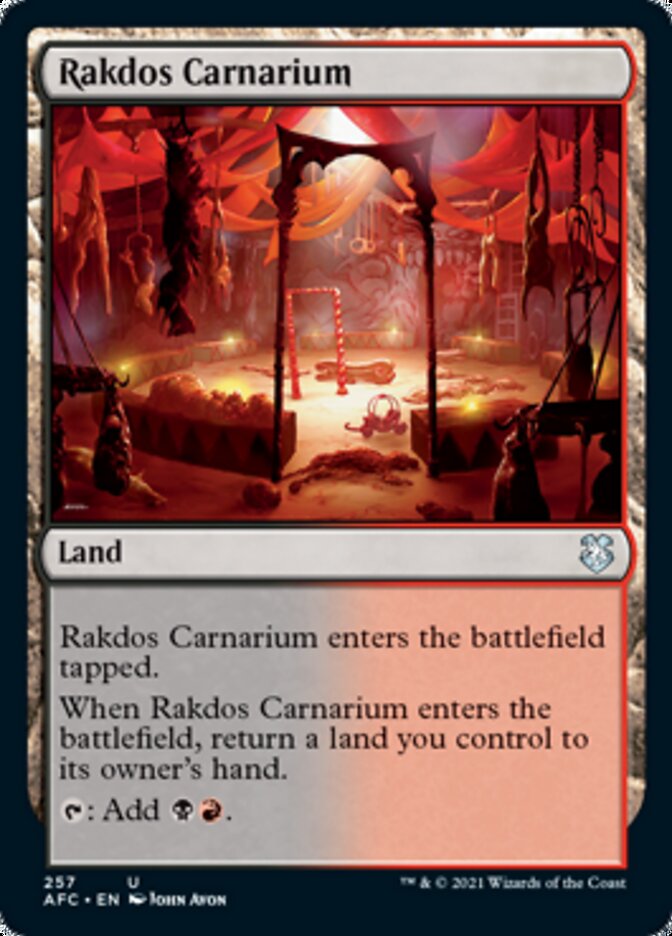 Rakdos Carnarium [Dungeons & Dragons: Adventures in the Forgotten Realms Commander] | Eastridge Sports Cards & Games