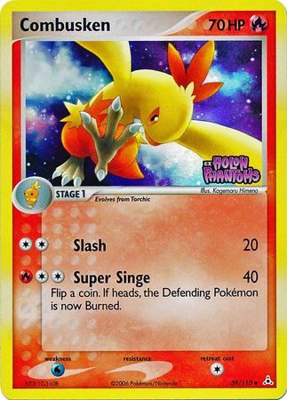 Combusken (39/110) (Stamped) [EX: Holon Phantoms] | Eastridge Sports Cards & Games