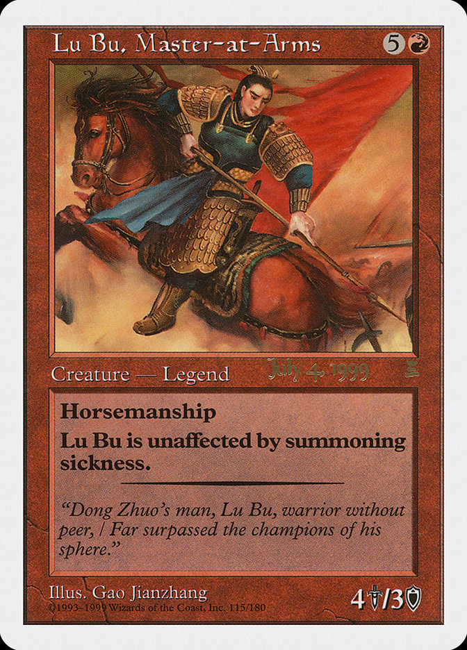 Lu Bu, Master-at-Arms (July 4, 1999) [Portal Three Kingdoms Promos] | Eastridge Sports Cards & Games