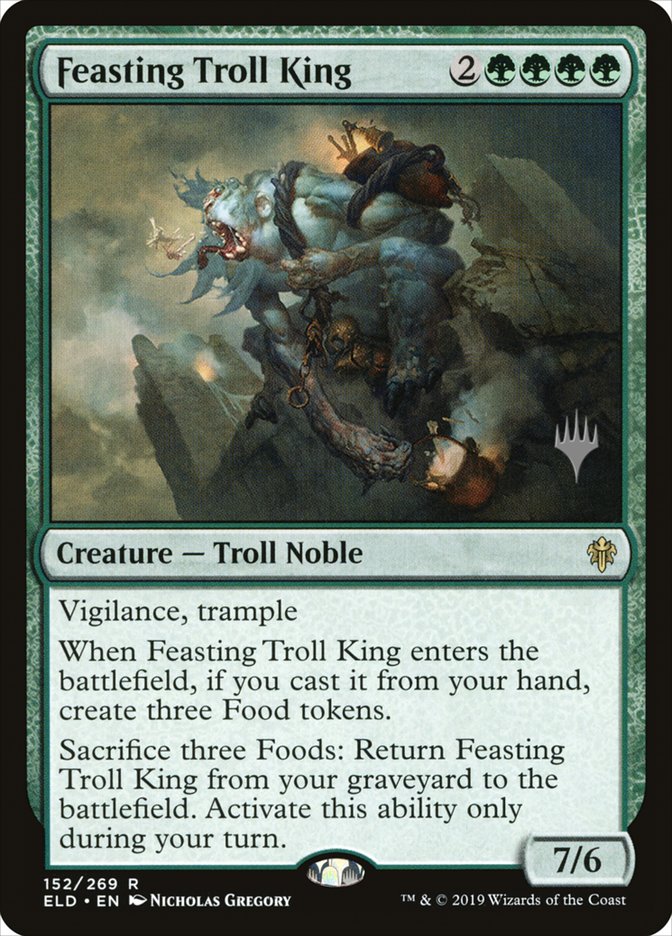 Feasting Troll King (Promo Pack) [Throne of Eldraine Promos] | Eastridge Sports Cards & Games