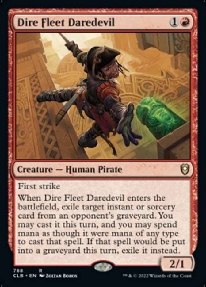 Dire Fleet Daredevil [Commander Legends: Battle for Baldur's Gate] | Eastridge Sports Cards & Games