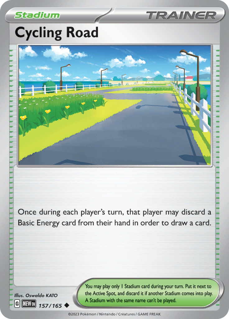 Cycling Road (157/165) [Scarlet & Violet: 151] | Eastridge Sports Cards & Games