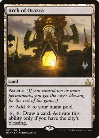 Arch of Orazca [Rivals of Ixalan Promos] | Eastridge Sports Cards & Games