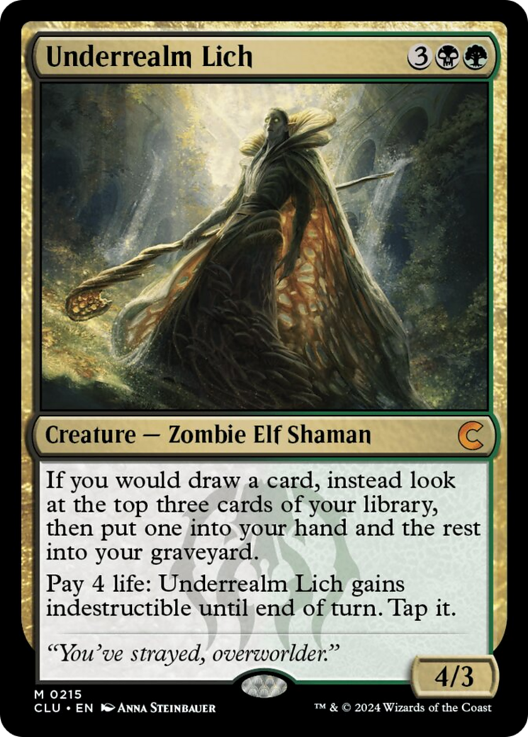 Underrealm Lich [Ravnica: Clue Edition] | Eastridge Sports Cards & Games