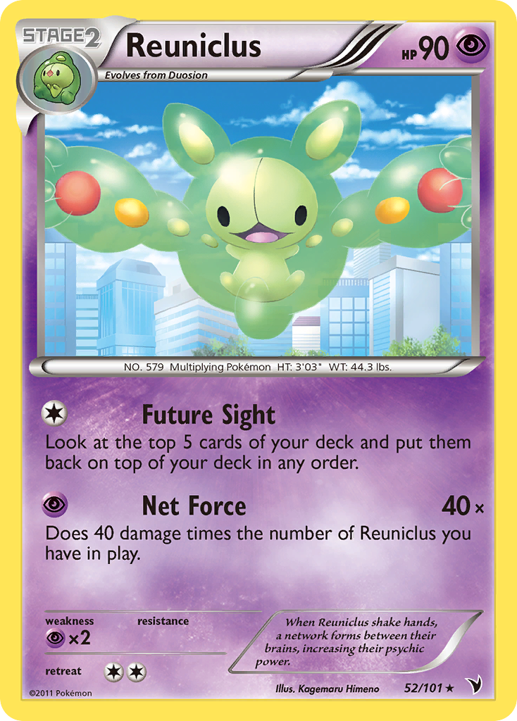 Reuniclus (52/101) [Black & White: Noble Victories] | Eastridge Sports Cards & Games