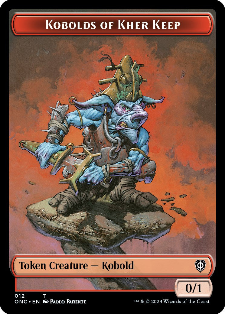 Kobolds of Kher Keep // Dragon Double-Sided Token [Phyrexia: All Will Be One Commander Tokens] | Eastridge Sports Cards & Games