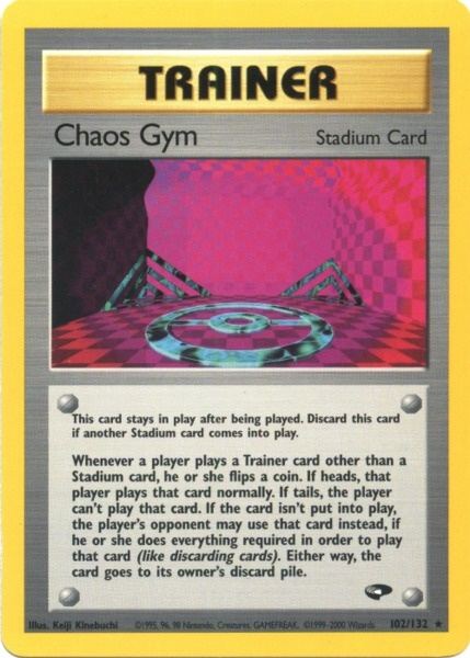 Chaos Gym (102/132) [Gym Challenge Unlimited] | Eastridge Sports Cards & Games