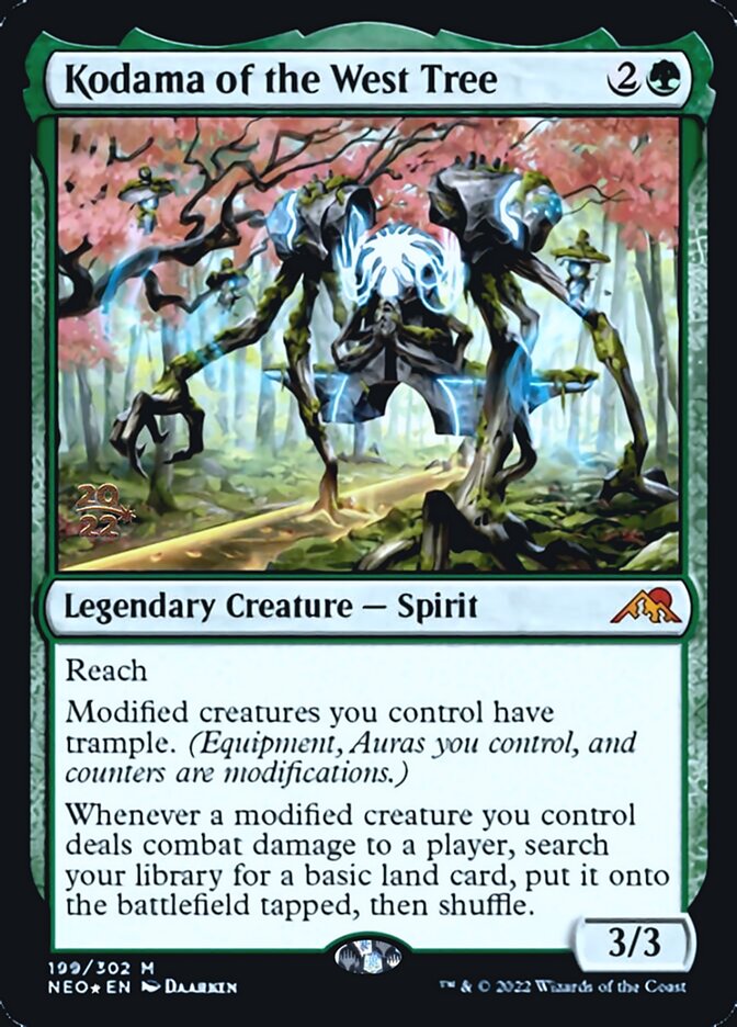 Kodama of the West Tree [Kamigawa: Neon Dynasty Prerelease Promos] | Eastridge Sports Cards & Games