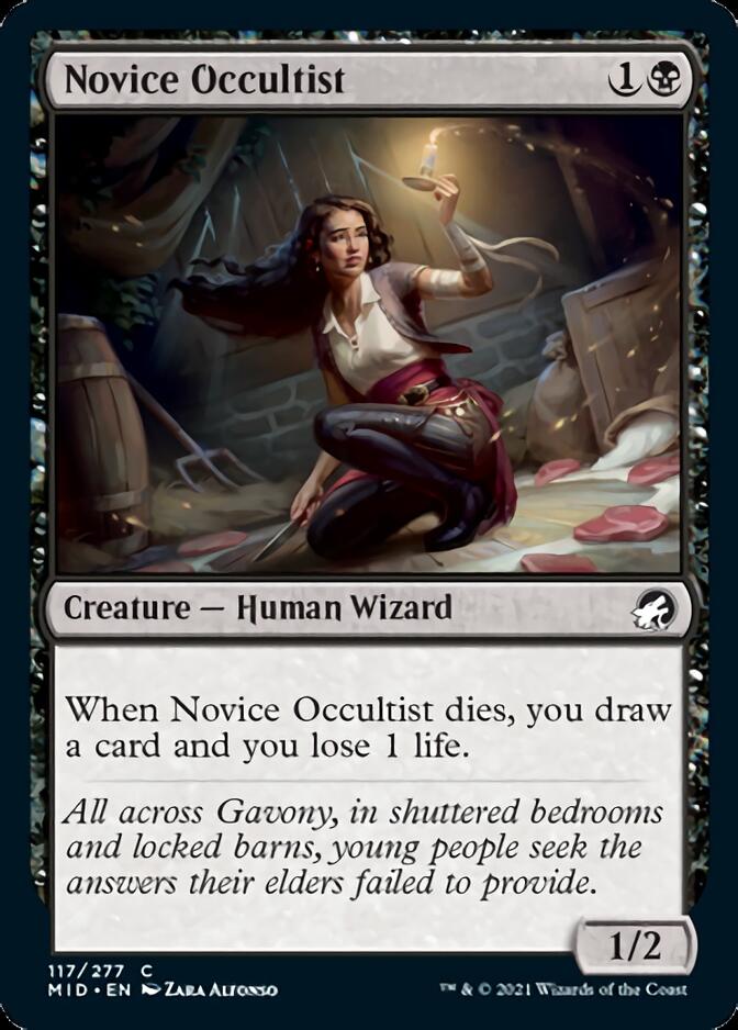 Novice Occultist [Innistrad: Midnight Hunt] | Eastridge Sports Cards & Games