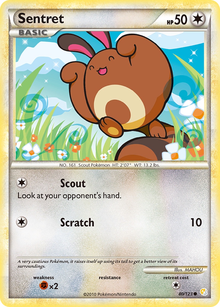 Sentret (80/123) [HeartGold & SoulSilver: Base Set] | Eastridge Sports Cards & Games