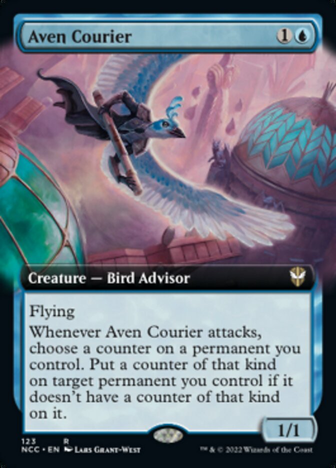 Aven Courier (Extended Art) [Streets of New Capenna Commander] | Eastridge Sports Cards & Games