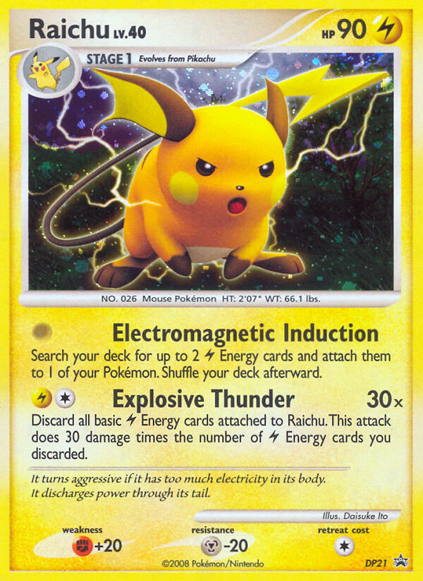 Raichu (DP21) [Diamond & Pearl: Black Star Promos] | Eastridge Sports Cards & Games