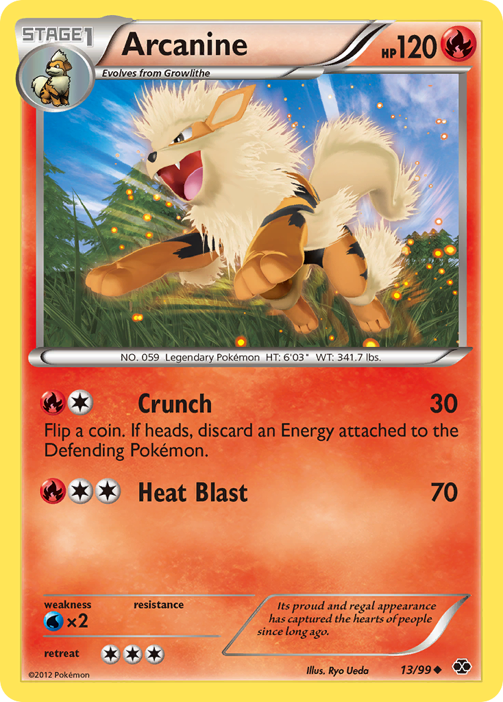 Arcanine (13/99) [Black & White: Next Destinies] | Eastridge Sports Cards & Games