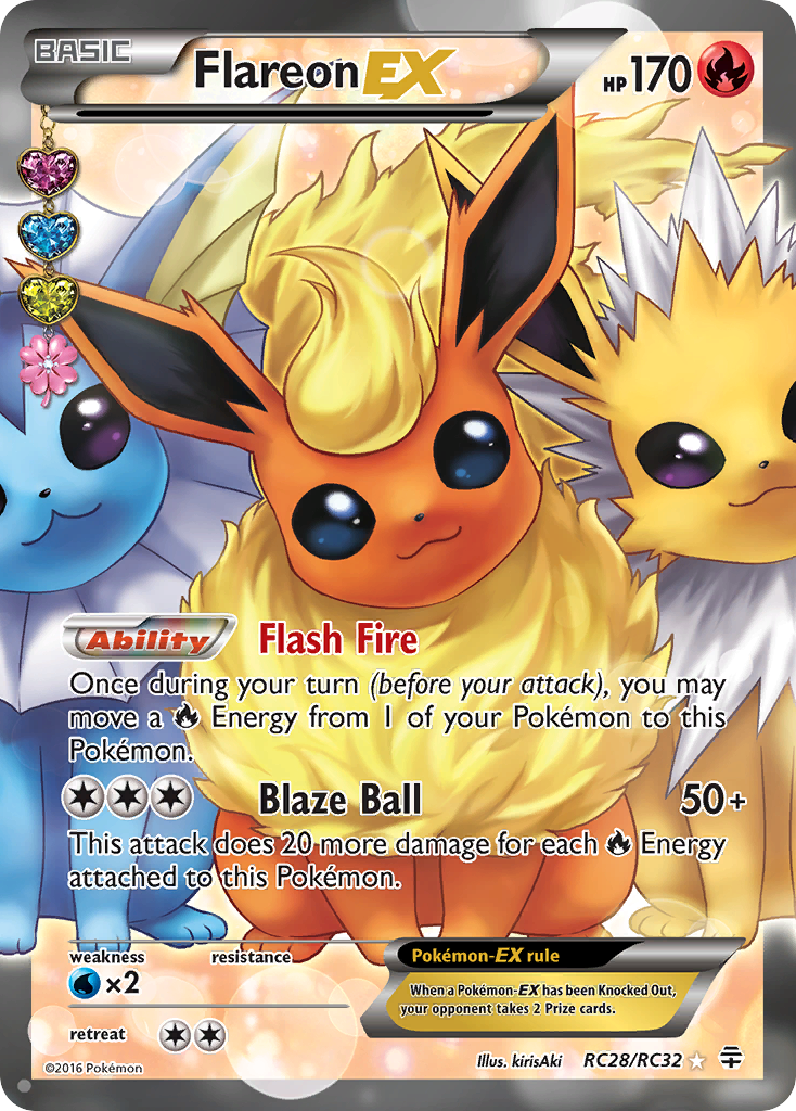 Flareon EX (RC28/RC32) [XY: Generations] | Eastridge Sports Cards & Games
