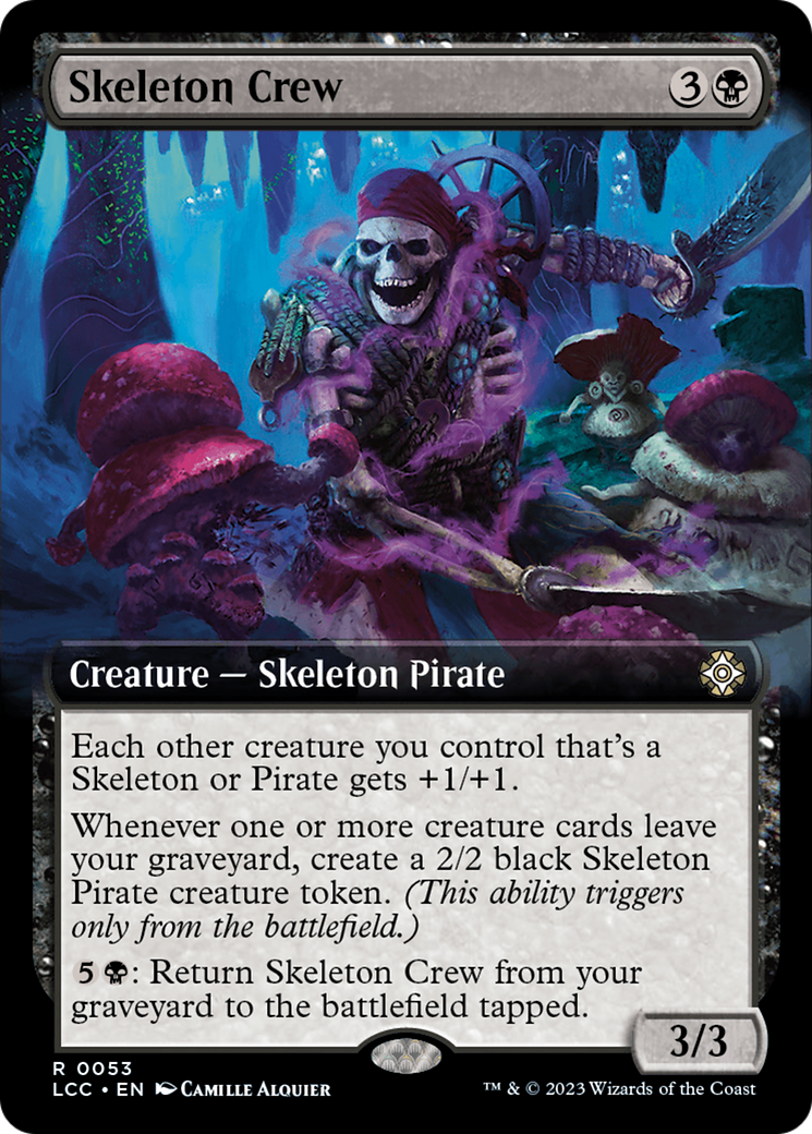 Skeleton Crew (Extended Art) [The Lost Caverns of Ixalan Commander] | Eastridge Sports Cards & Games