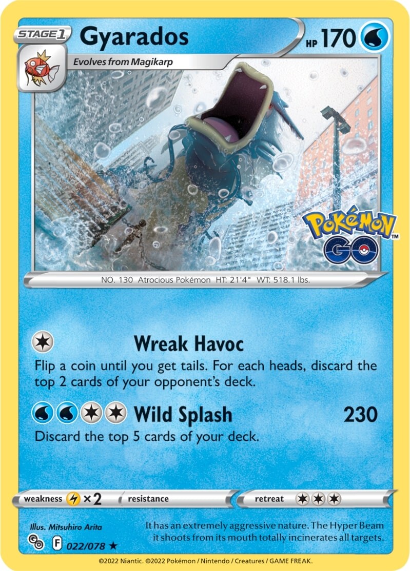 Gyarados (022/078) [Pokémon GO] | Eastridge Sports Cards & Games