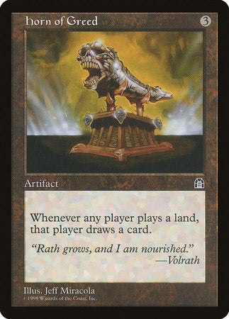 Horn of Greed [Stronghold] | Eastridge Sports Cards & Games