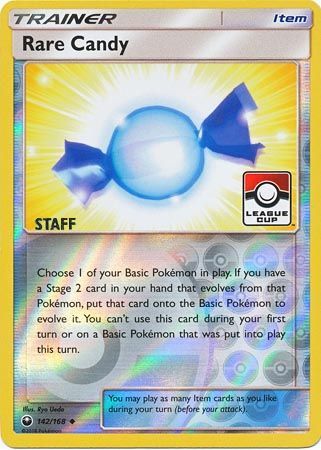 Rare Candy (142/168) (League Promo Staff) [Sun & Moon: Celestial Storm] | Eastridge Sports Cards & Games