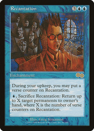 Recantation [Urza's Saga] | Eastridge Sports Cards & Games