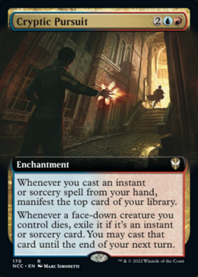 Cryptic Pursuit (Extended Art) [Streets of New Capenna Commander] | Eastridge Sports Cards & Games