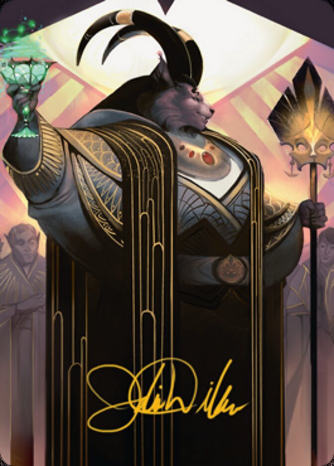 Jetmir, Nexus of Revels 2 Art Card (Gold-Stamped Signature) [Streets of New Capenna Art Series] | Eastridge Sports Cards & Games