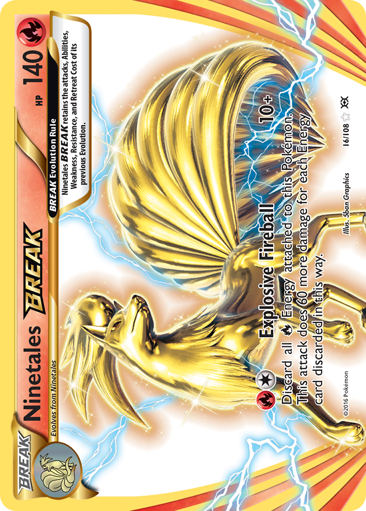 Ninetales BREAK (16/108) [XY: Evolutions] | Eastridge Sports Cards & Games