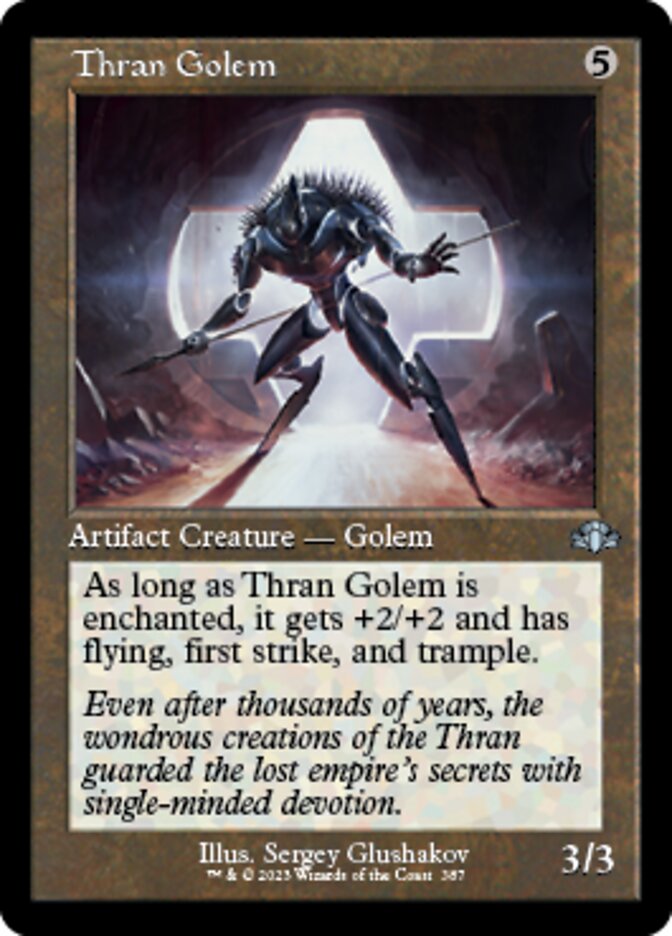 Thran Golem (Retro) [Dominaria Remastered] | Eastridge Sports Cards & Games