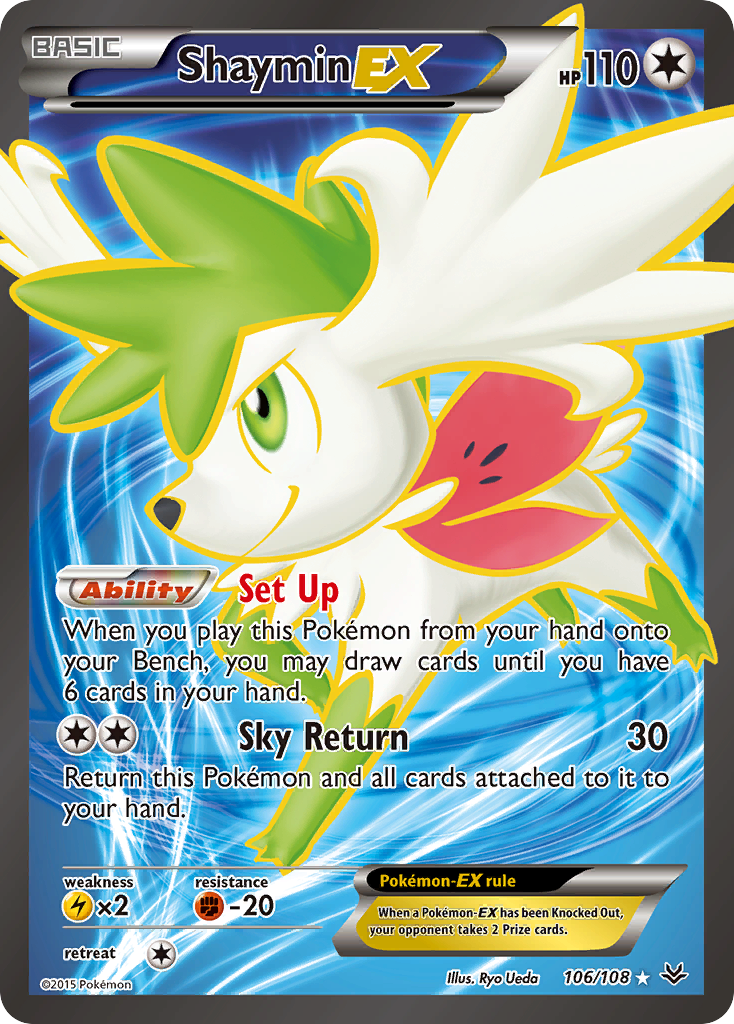 Shaymin EX (106/108) [XY: Roaring Skies] | Eastridge Sports Cards & Games