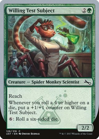 Willing Test Subject [Unstable] | Eastridge Sports Cards & Games