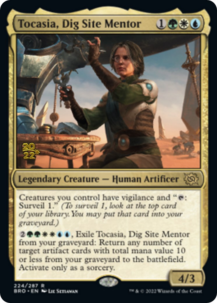 Tocasia, Dig Site Mentor [The Brothers' War: Prerelease Promos] | Eastridge Sports Cards & Games