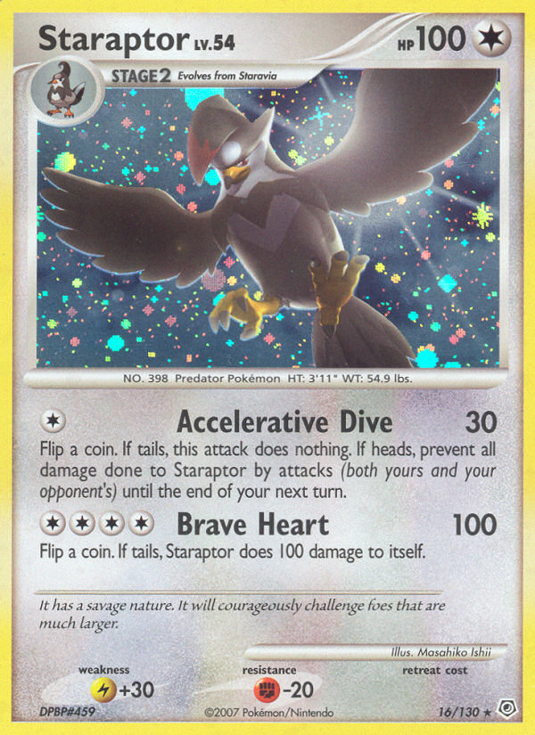 Staraptor (16/130) [Diamond & Pearl: Base Set] | Eastridge Sports Cards & Games