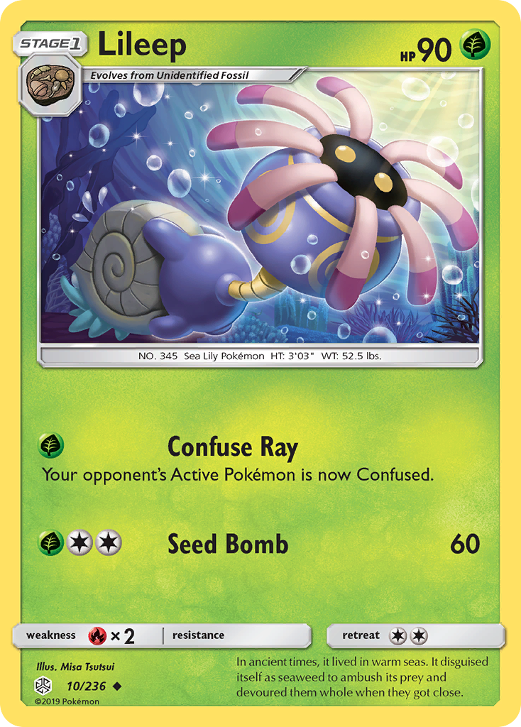 Lileep (10/236) [Sun & Moon: Cosmic Eclipse] | Eastridge Sports Cards & Games