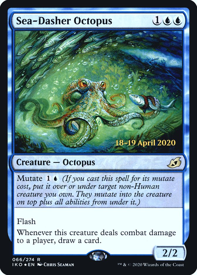 Sea-Dasher Octopus  [Ikoria: Lair of Behemoths Prerelease Promos] | Eastridge Sports Cards & Games