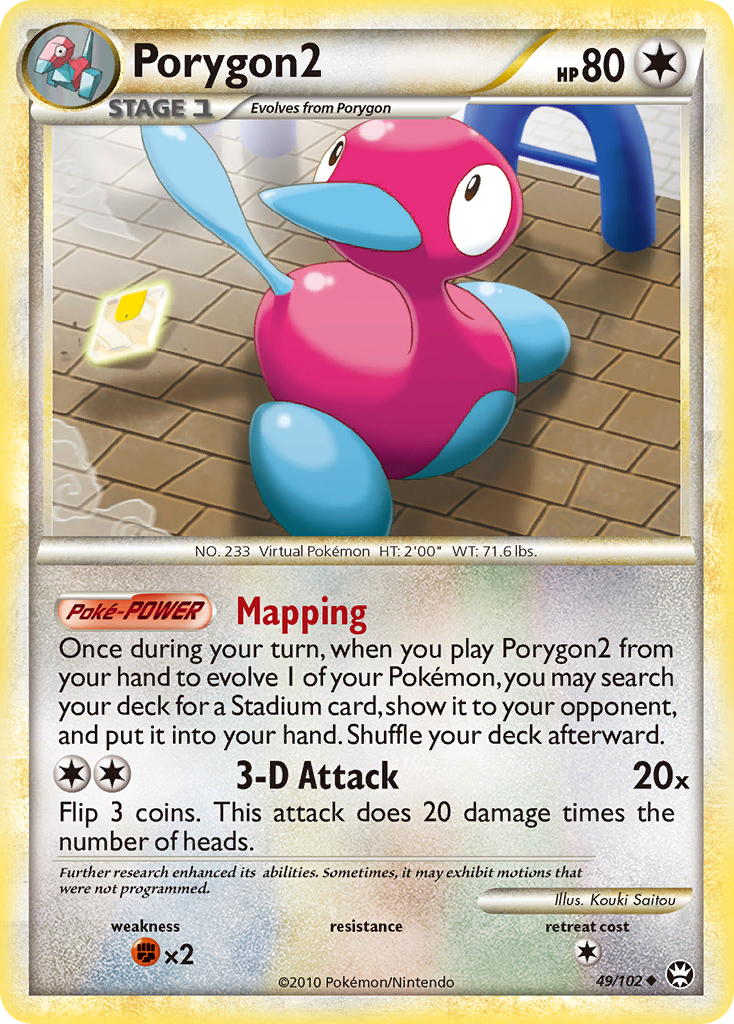 Porygon2 (49/102) [HeartGold & SoulSilver: Triumphant] | Eastridge Sports Cards & Games