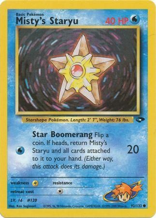 Misty's Staryu (92/132) [Gym Challenge Unlimited] | Eastridge Sports Cards & Games